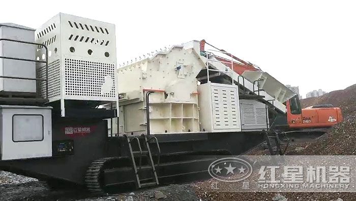 履帶移動破碎機