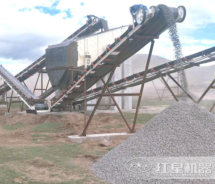 顎式破碎機(jī)出料成品