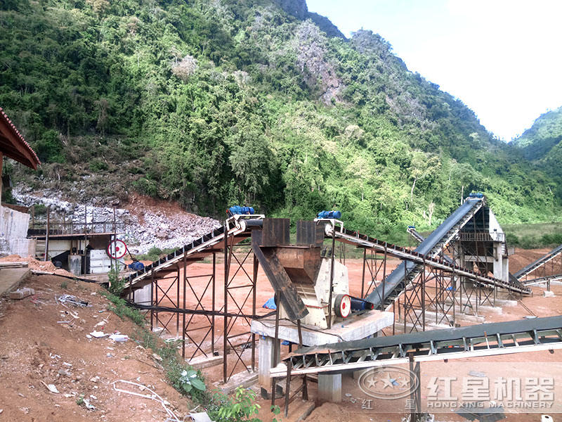 顎式破碎機(jī)+反擊破碎機(jī)