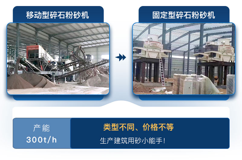 碎石粉砂機(jī)類型