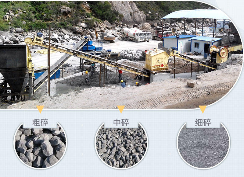 石灰石破碎現(xiàn)場(chǎng)