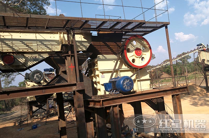 給料機(jī)+69顎式破碎機(jī)
