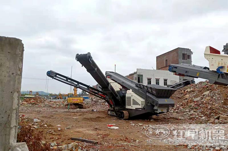 建筑垃圾處理廠用的移動(dòng)制砂機(jī)