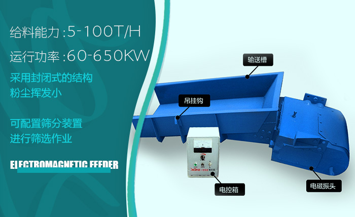 煤矸石電磁給料機(jī)作業(yè)原理
