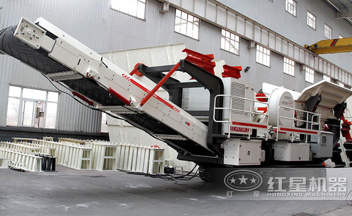 履帶移動碎石機(jī)圖