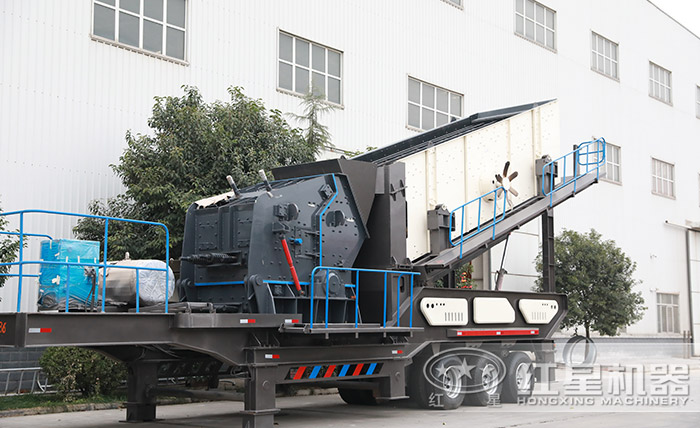 輪胎移動反擊破機