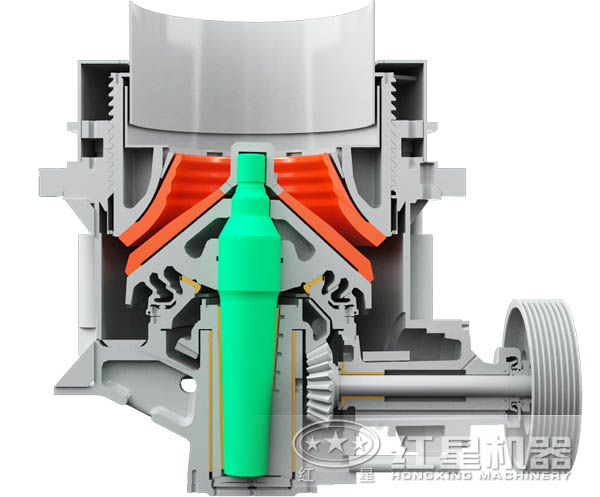 石灰石液壓圓錐破碎機的結(jié)構(gòu)