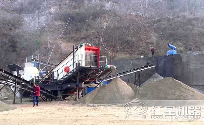 移動制沙現(xiàn)場