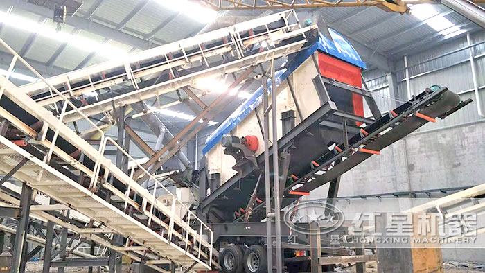 小型移動(dòng)一體式制砂機(jī)油電兩用