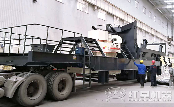 移動(dòng)式制砂車---移動(dòng)打砂機(jī)